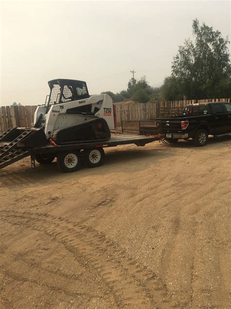 pulling skid steer with half ton|Towing with 1/2 ton .